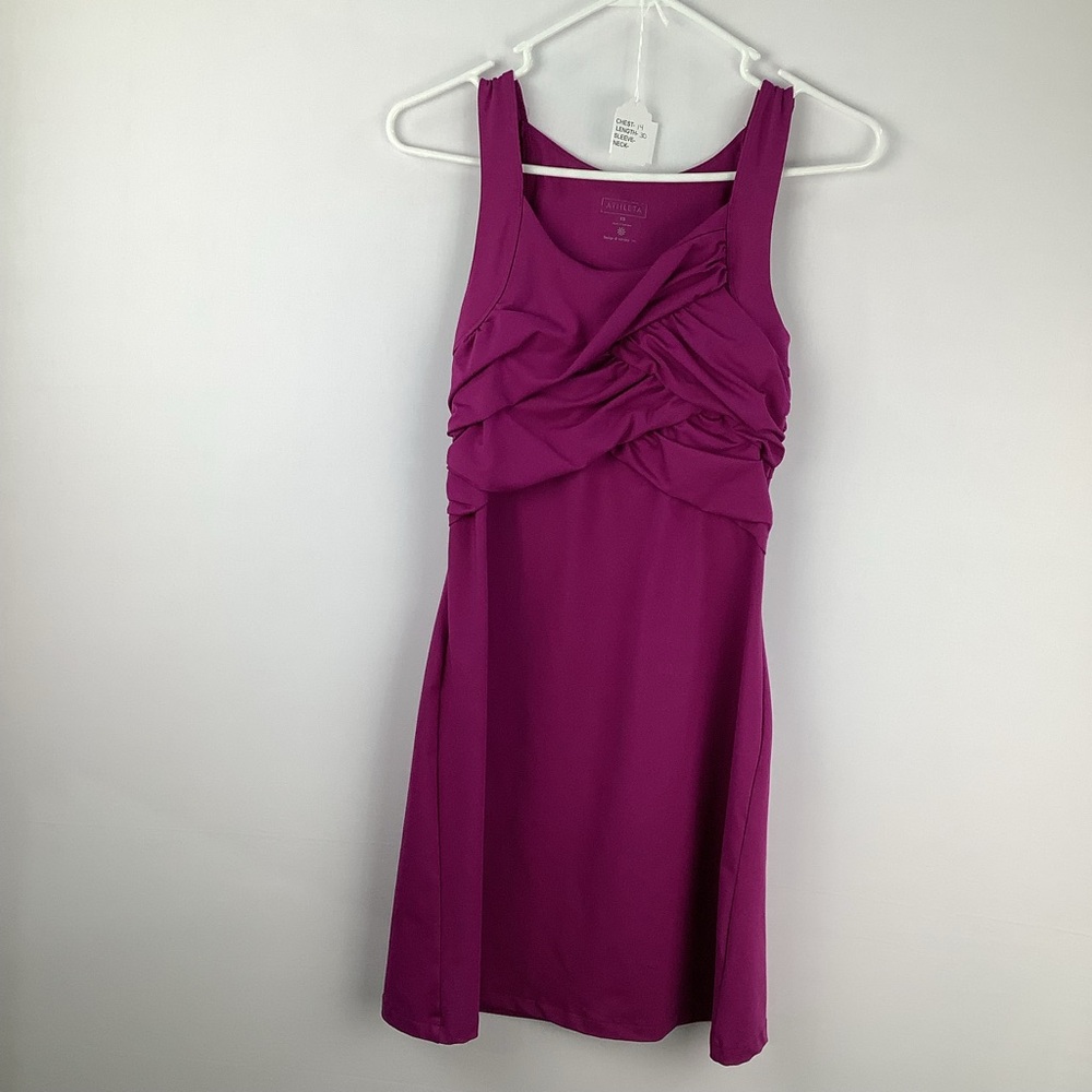 Athleta Tangelo Twist Front Athletic Dress womens size XS